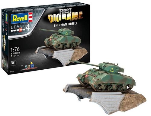 SHERMAN FIREFLY 1/76 DIORAMA STARTER SET REVELL