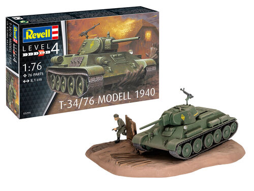 T-34/76 1940 1/76 DIORAMA STARTER SET REVELL