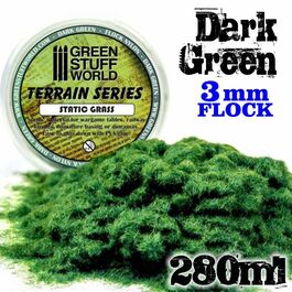 CESPED ELECTROSTATICO 6MM VERDE OSCURO 280ML GREENSTUFFWORLD