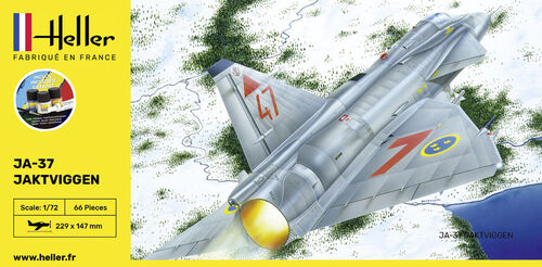 JA-37 JAKTVIGGEN 1/72 STARTER SET HELLER