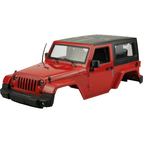 CARROCERIA JEEP RUBICON ROJO 1/10 CRAWLER