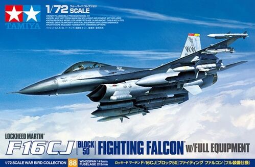 F-16CJ EQUIPAMIENTO COMPLETO 1/72 TAMIYA