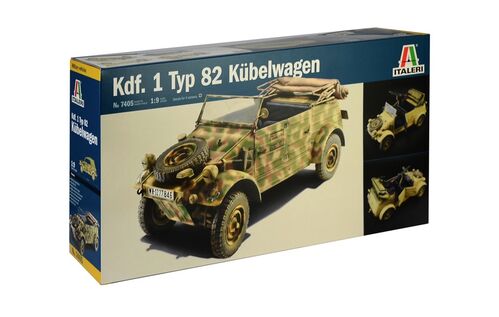 KDF. 1 TYP 82 KÜBELWAGEN 1/9 ITALERI 7405