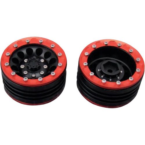 LLANTAS ALUMINIO ROJAS D90 PARA CRAWLER