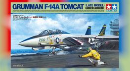 GRUMMAN F-14A TOMCAT LATE CARRIER LAUNCH SET 1/48 TAMIYA