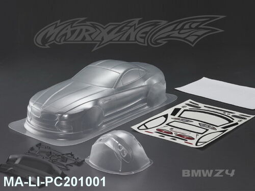 CARROCERIA BMW Z4 TRANSPARENTE 1/10 MATRIXLINE