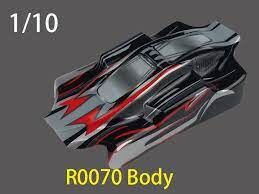 CARROCERIA BUGGY 1/10 NEGRA SPIRIT NITRO VRX