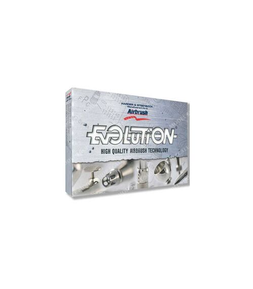 EVOLUTION SILVERLINE 2 IN 1 HARDER STEENBECK (0.15+0.4, 2+5ml) AEROGRAFO