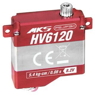 MKS HV6120 SERVO 5.4KG 0.08S 11G F5J F3J F3K