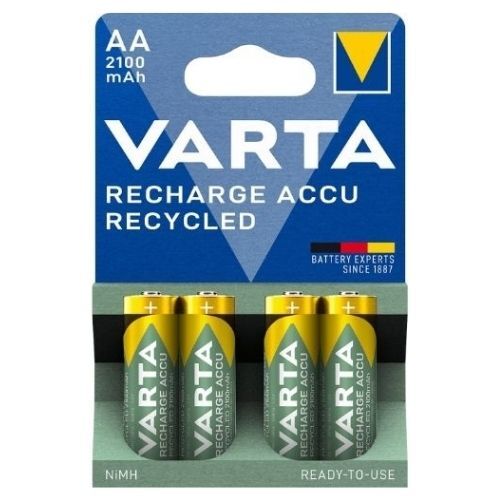 PILA RECARGABLE AA 2100MAH BLISTER 4 PILAS VARTA