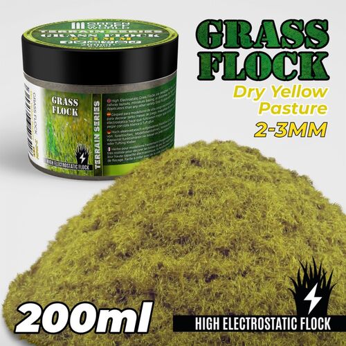 CESPED ELECTROSTATICO 2-3MM DRY YELLOW 200ML GREENSTUFFWORLD