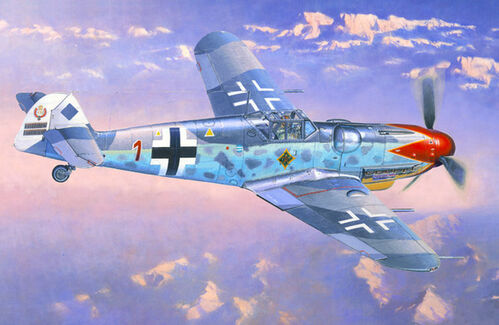 BF-109G-5R6 ROTENJGER 1/72 MISTER CRAFT C-108