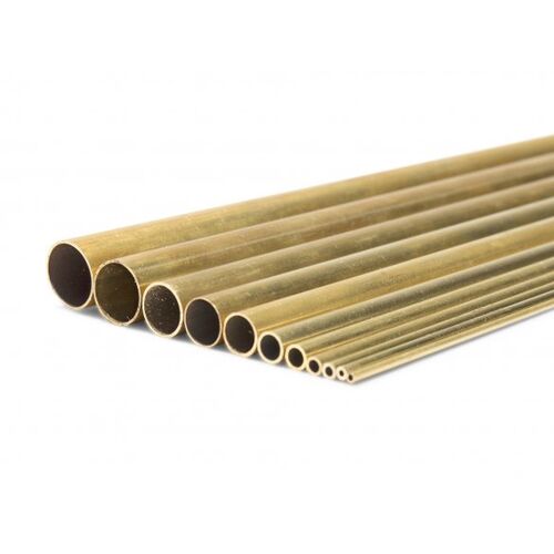 TUBO LATÓN  4.5mm x 0.45mm X 1M 1 UNIDAD