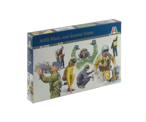 PILOTOS Y PERSONAL DE TIERRA OTAN 1/72 ITALERI