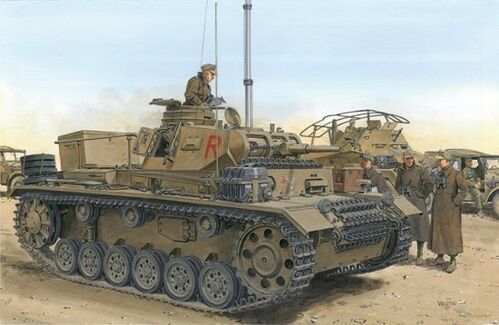 DAK PZ.BEF.WG.III AUSF. H 1/35 DRAGON 6901