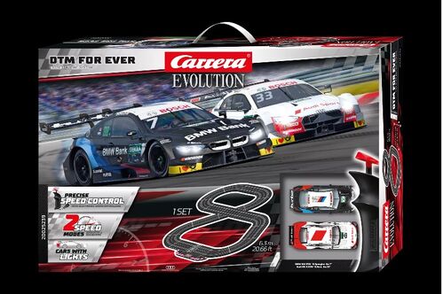 DTM FOREVER 1/32 CIRCUITO CARRERA EVOLUTION AUDI-BMW