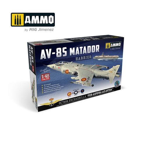 HARRIER AV-8S MATADOR 1/48 AMMO MIG 8505
