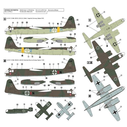 ARADO AR 234 C-3 C/ AR E381 JULIA 1/72 HOBBY 2000 72051