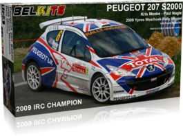 PEUGEOT 207 S2000 MEEKE 2009 1/24 BELKITS 001