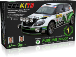 SKODA FABIA S2000 2012 1/24 BELKITS 004