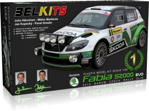 SKODA FABIA S2000 2012 1/24 BELKITS 004