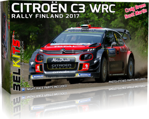 CITROËN C3 WRC RALLY FINLANDIA 1/24 BELKITS 018
