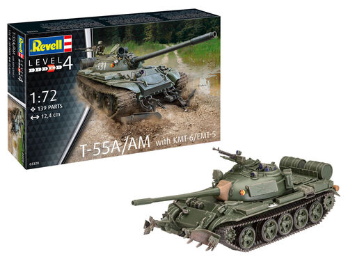 T-55A/AM CON KMT-6/EMT-5 1/72 REVELL