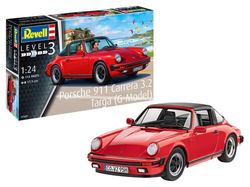 PORSCHE 911 CARRERA 3.2 TARGA 1/24 STARTER SET REVELL