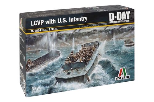 LCVP CON INFANTERIA DIA D 1/35 ITALERI 6524