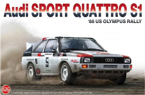 AUDI SPORT QUATTRO S1 '86 US OLYMPUS RALLY 1/24 NUNU 24023