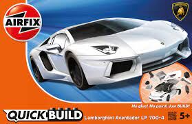 LAMBORGHINI AVENTADOR BLANCO QUICKBUILD AIRFIX