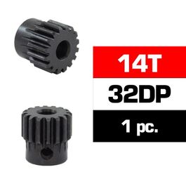 PIÑON 14T 32P 5MM ACERO HSS ULTIMATE RACING