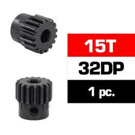 PIÑON 15T 32P 5MM ACERO HSS ULTIMATE RACING
