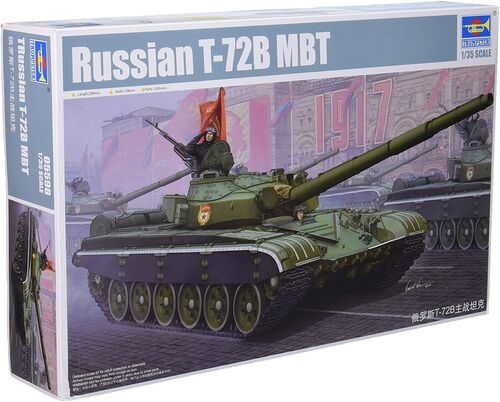 TANQUE T-72B MBT RUSO 1/35 TRUMPETER