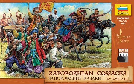 COSACOS ZAPOROZHIAN s.XVI-XVIII 1/72 ZVEZDA