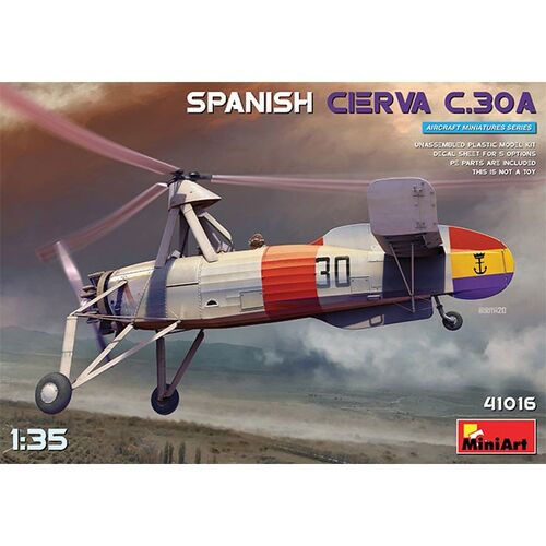 C30A 1/35 AUTOGIRO  SPANISH CIERVA MINIART