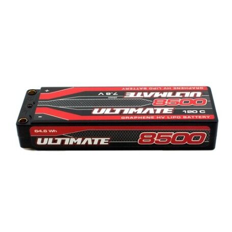 BATERIA ULTIMATE GRAFENO HV LIPO STICK 7.6V 8500MAH 120C CONEXION 5MM