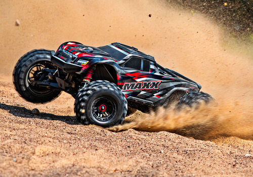 WIDE MAXX 4S TSM ROJO 1/10 TRAXXAS AUTODESVOLCADO