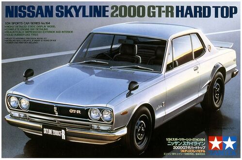 NISSAN SKYLINE 2000 GT-R HARDTOP 1/24 TAMIYA