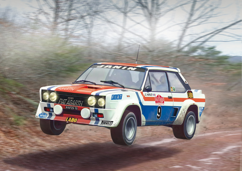 FIAT 131 ABARTH 1977 SAN REMO RALLY 1/24 ITALERI 3621