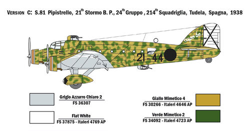 SM81 PIPISTRELLO 1/72 ITALERI ESPAÃA