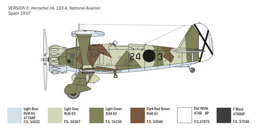 HENSCHEL HS123 1/48 ITALERI ANGELITO