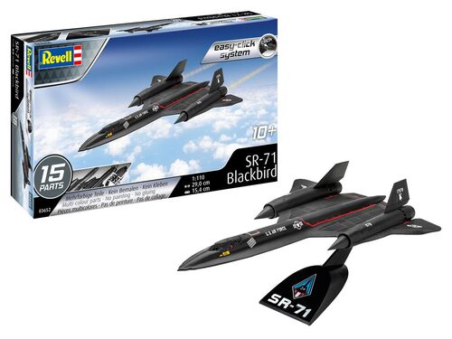 SR-71 BLACKBIRD 1/110 STARTER SET REVELL