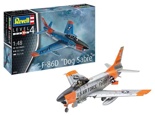 F-86 DOG SABRE 1/48 STARTER SET REVELL