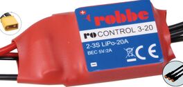 ESC RO-CONTROL 20A ROBBE 2-4S BRUSHLESS BEC 5V/2A BEC