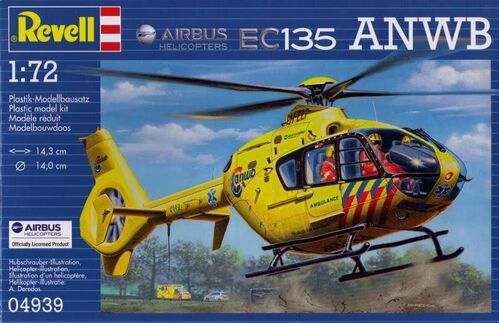 EC135 AIRBUS HELICOPTERS 1/72 REVELL ANWB