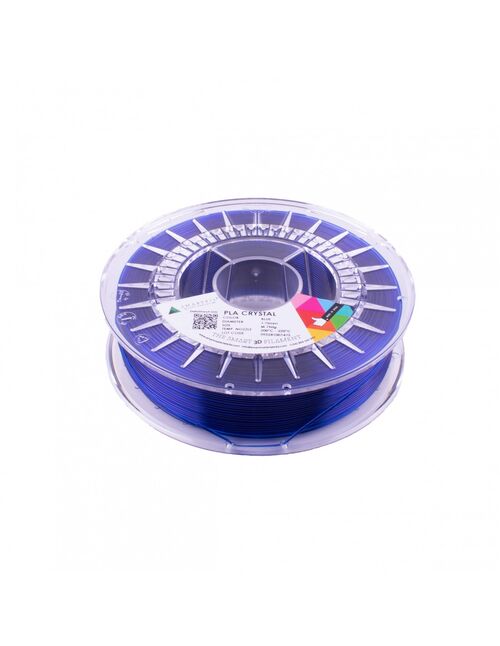 PLA CRYSTAL 1.75 MM BLUE 750G SMARTFIL IMPRESORA 3D