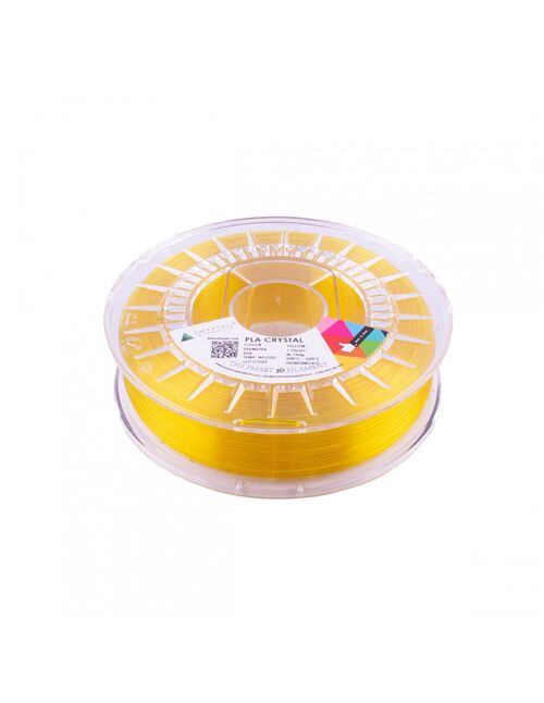 PLA CRYSTAL 1.75 MM YELLOW 750G SMARTFIL IMPRESORA 3D