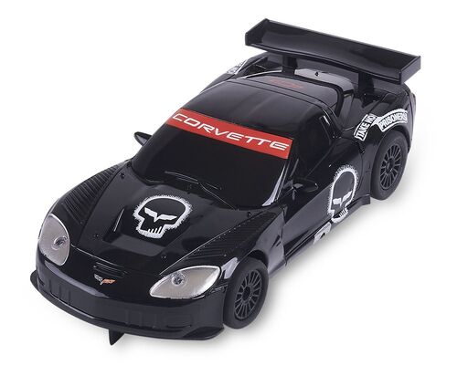 CORVETTE C6R BLACK 1/43 SCALEXTRIC COMPACT