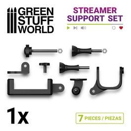 SET SOPORTE STREAMER LAMPARA ARCO LED GREEN STUFF WORLD